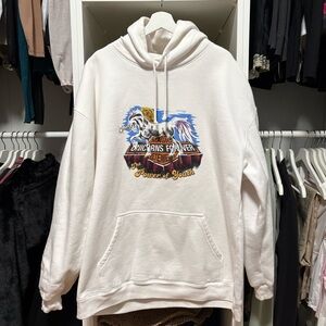 Vetements Unicorn White Hoodie